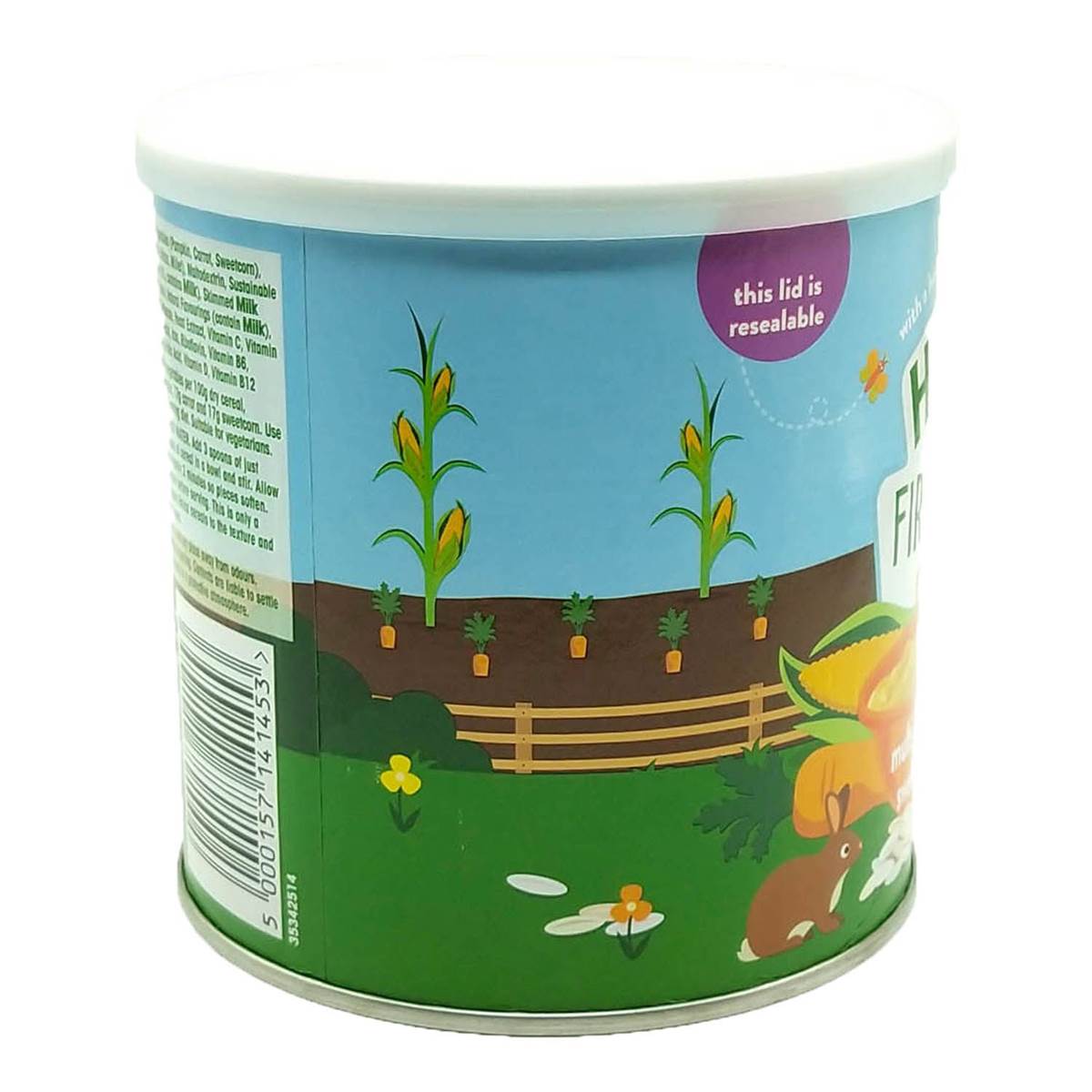 Heinz Baby Cereal, Multigrain with Carrot, Sweetcorn & Cheese (7m+) - 200g