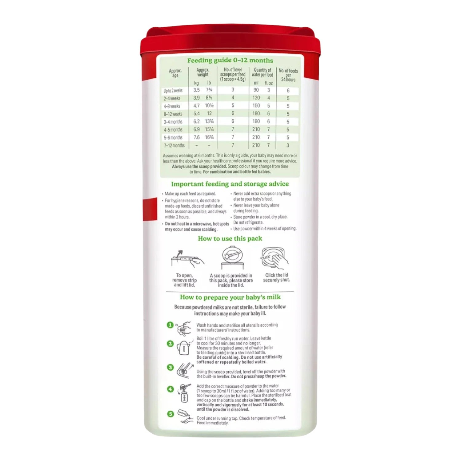 Cow & Gate Stage 1, First Infant Milk (0m+) 800g (Pack of 1)