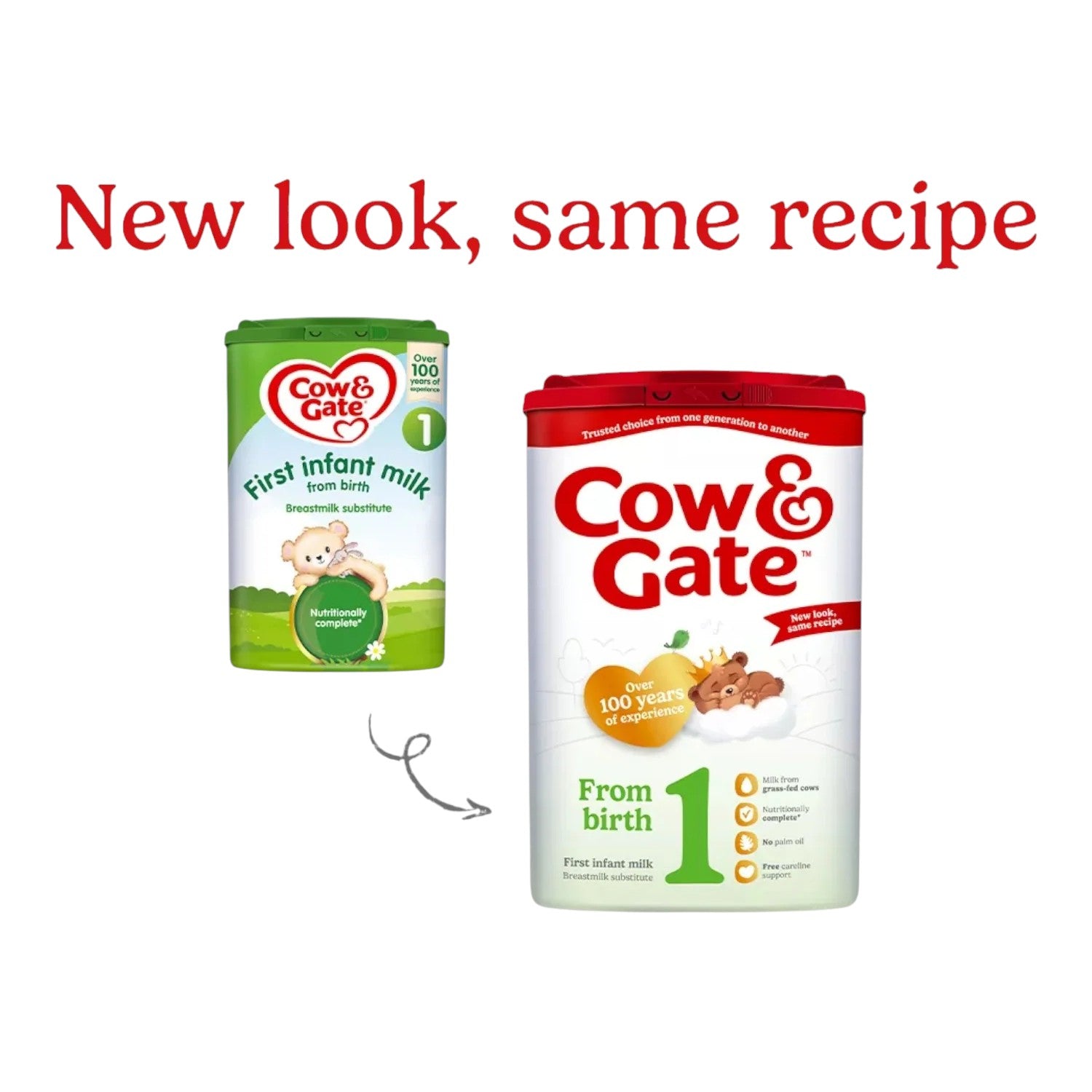 Cow & Gate Stage 1, First Infant Milk (0m+) 800g (Pack of 1)