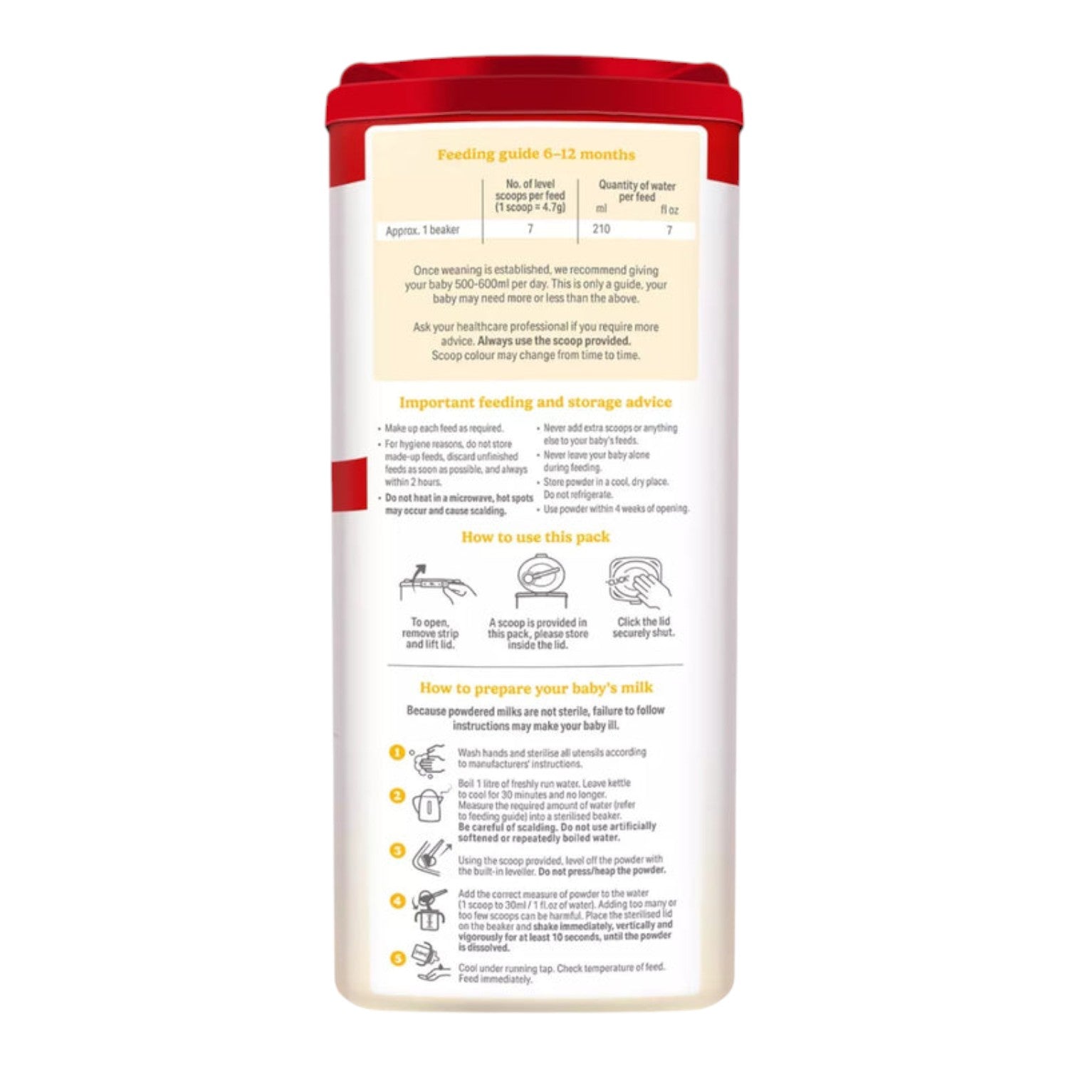 Cow & Gate Stage 2, Follow-on Milk (6m+) 800g (Pack of 1)