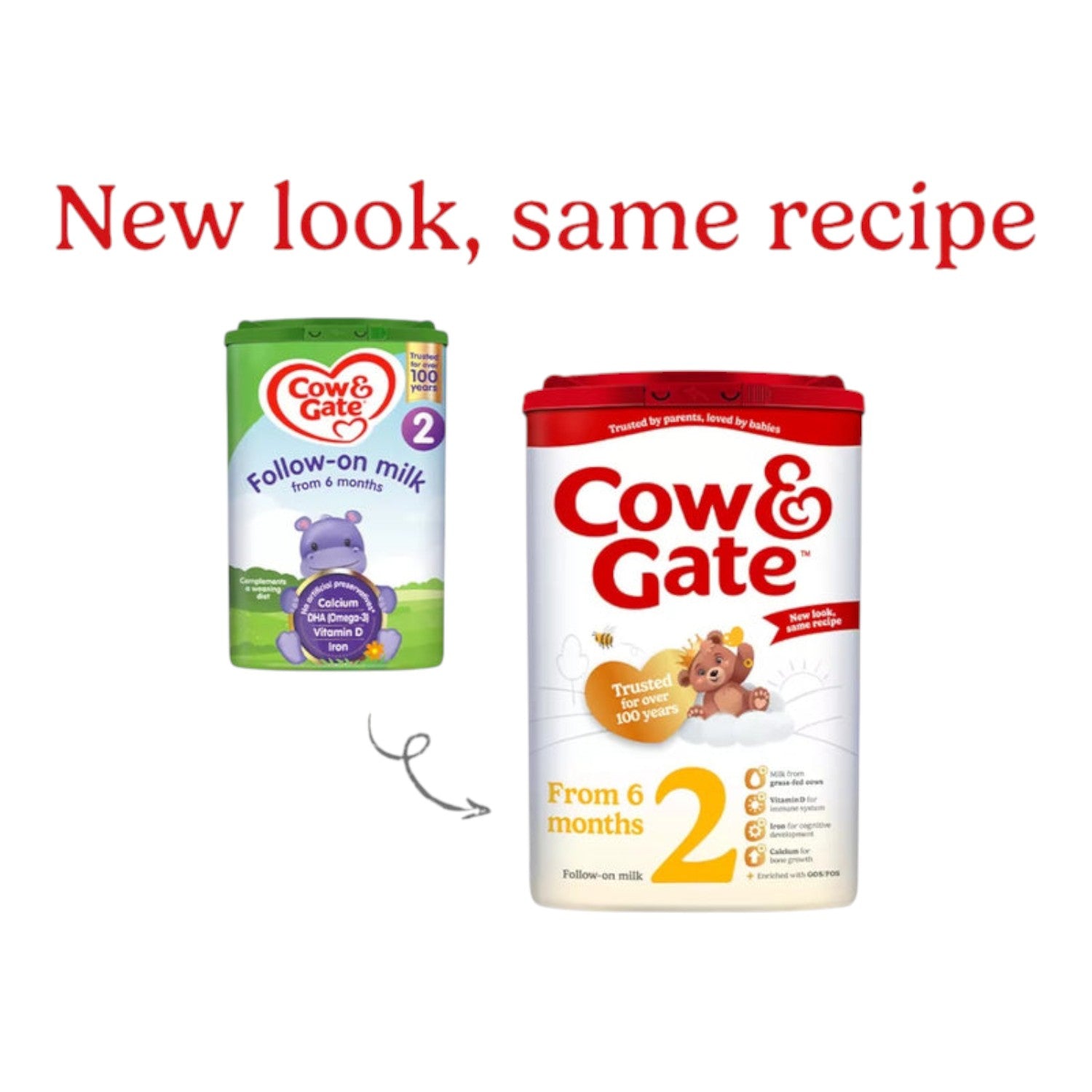 Cow & Gate Stage 2, Follow-on Milk (6m+) 800g (Pack of 1)