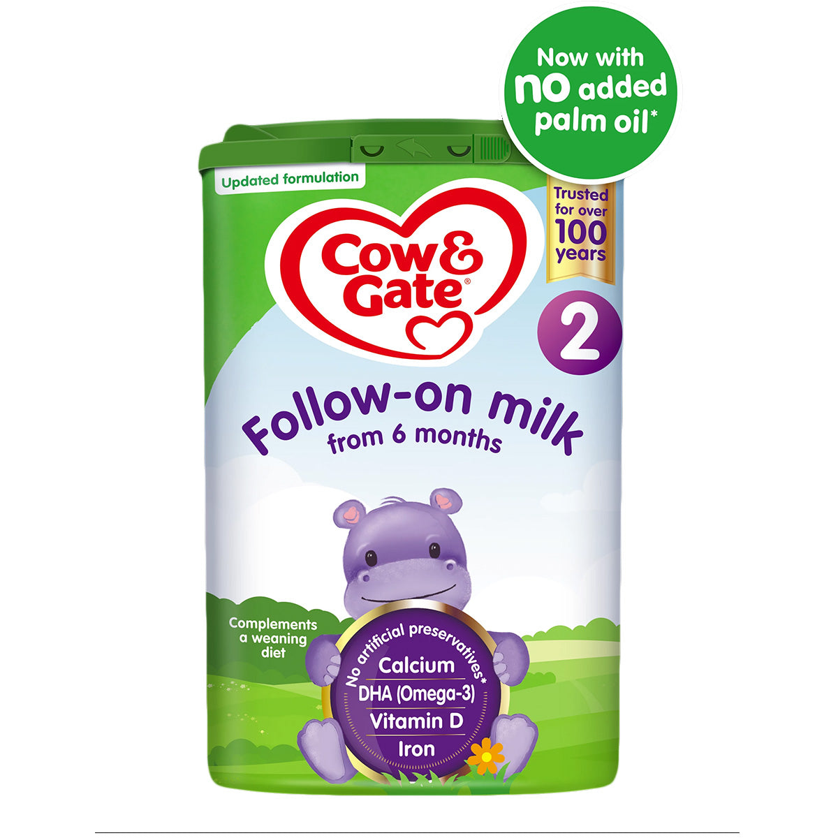 Cow & Gate Stage 2, Follow-on Milk - 800g