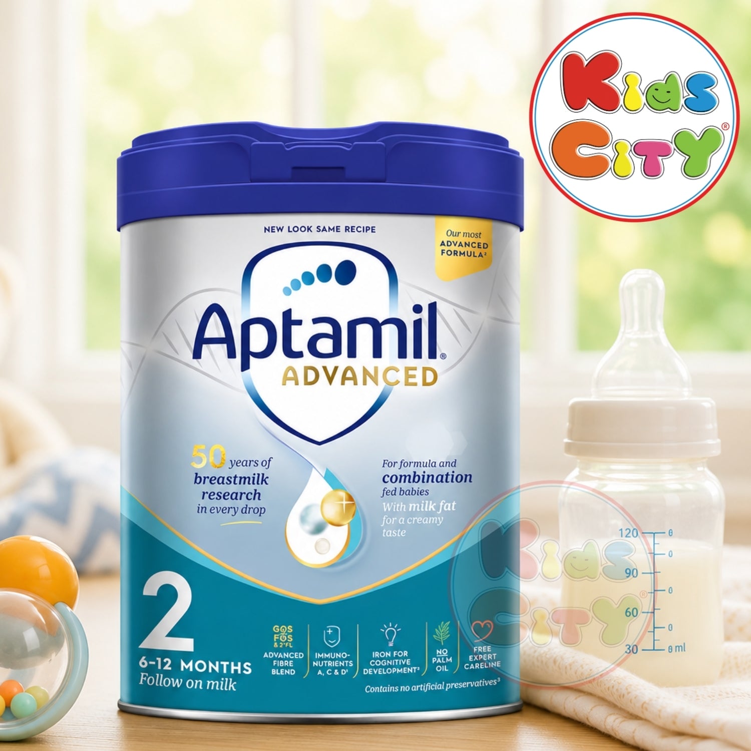Aptamil Advanced 2 Follow on Milk (6-12m) 800g (Pack of 1)