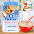 Gerber Cereal for Baby, Powerblend, Probiotic Oatmeal Lentil, Peach & Apple (Sitter) - 227g (8oz)