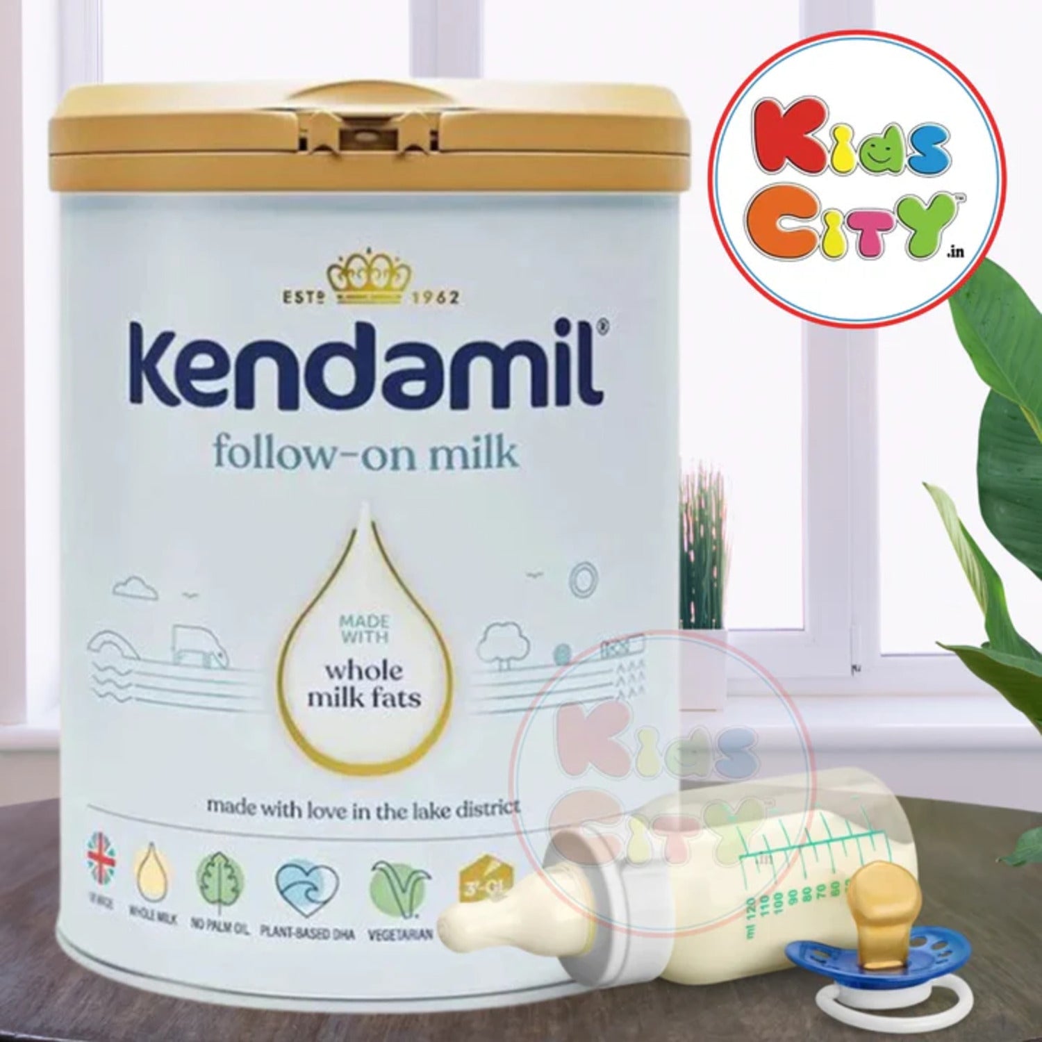 Kendamil 2, Follow on Milk, Whole Milk Fats (6-12m) 800g (Pack of 1)
