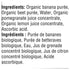 Gerber Organic Biologique for Baby, 2nd Foods for Sitter, 90ml (99g) - Banana Beet Pomegranate