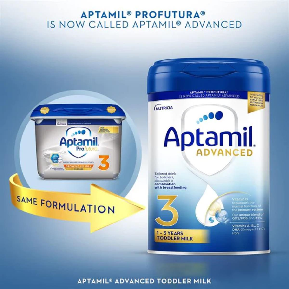 Aptamil Advanced 3 Toddler Milk (12-36m) - 800g