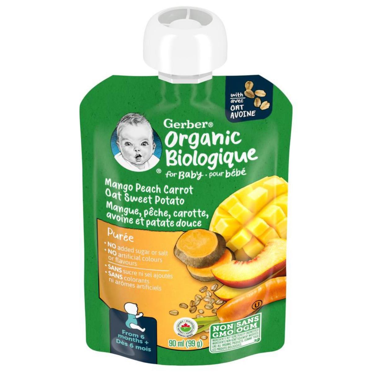 Gerber Organic Biologique for Baby, 2nd Foods for Sitter, 90ml