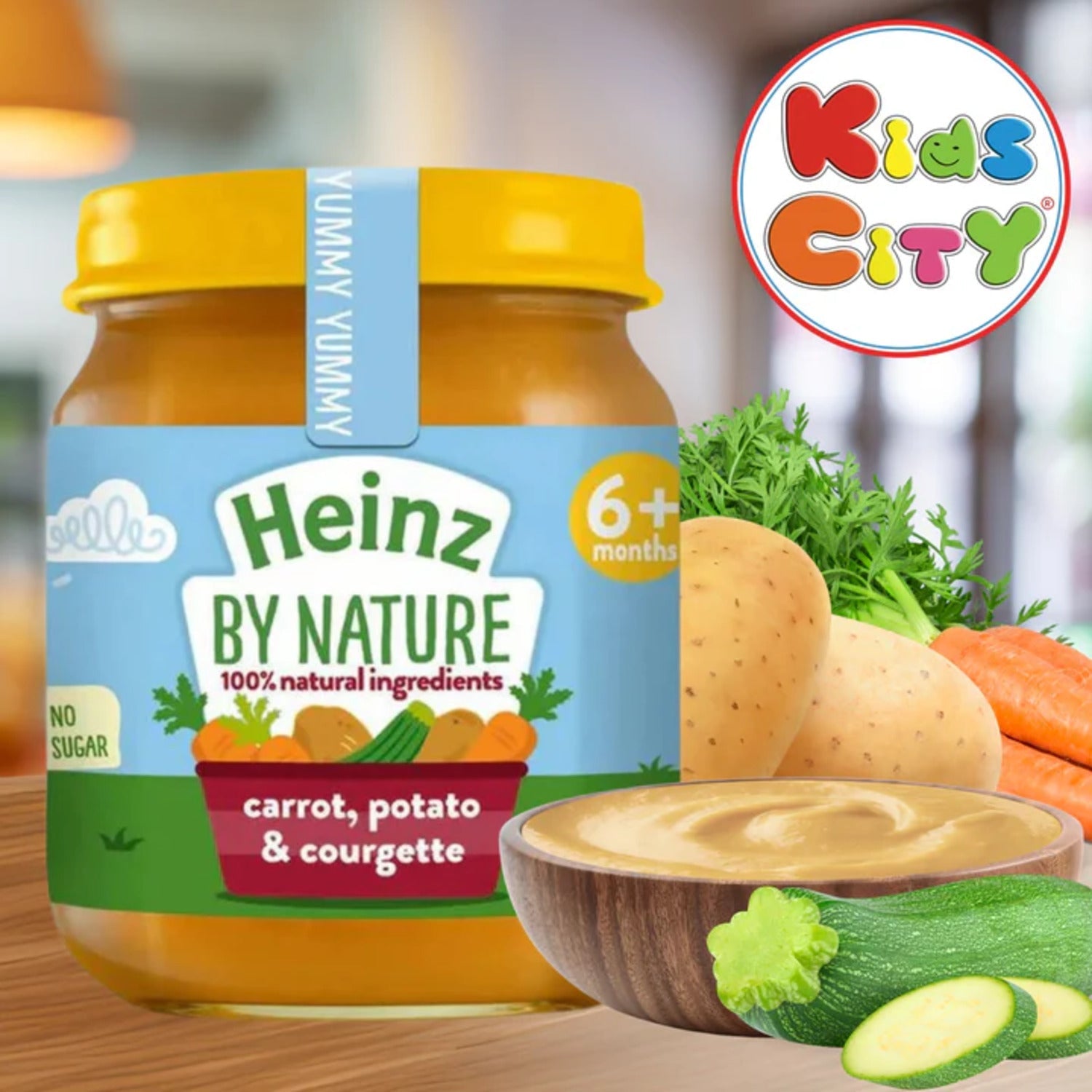Heinz Baby Food Bottle, Carrot, Potato, Courgette, 120g