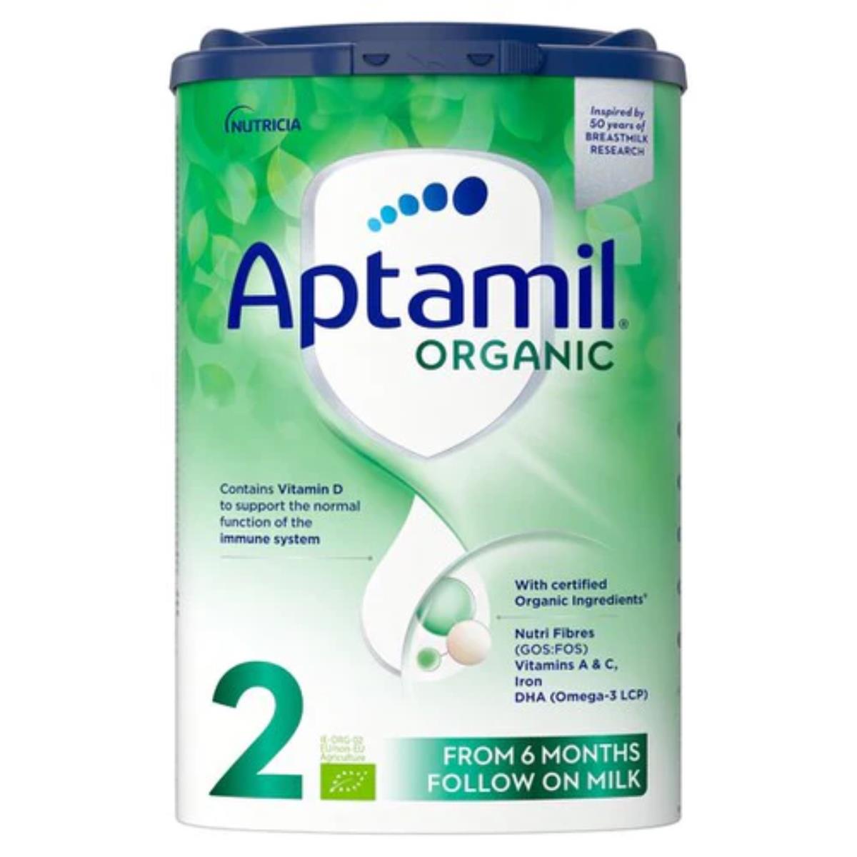 Aptamil Organic 2, Follow On Milk (6m+) - 800g