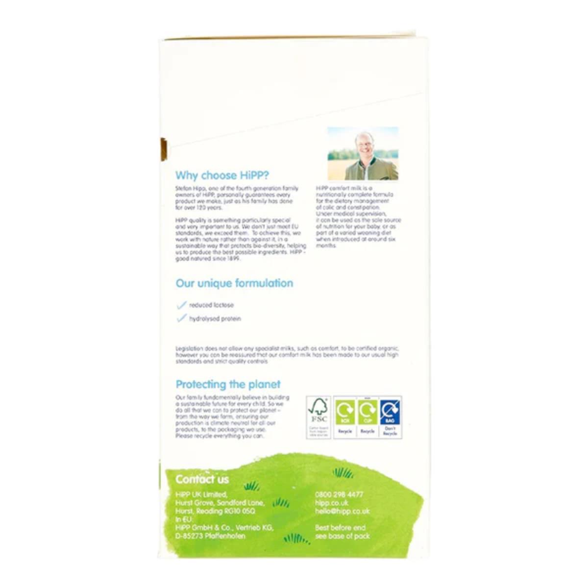 Hipp Comfort Milk Combiotic from birth - 800g