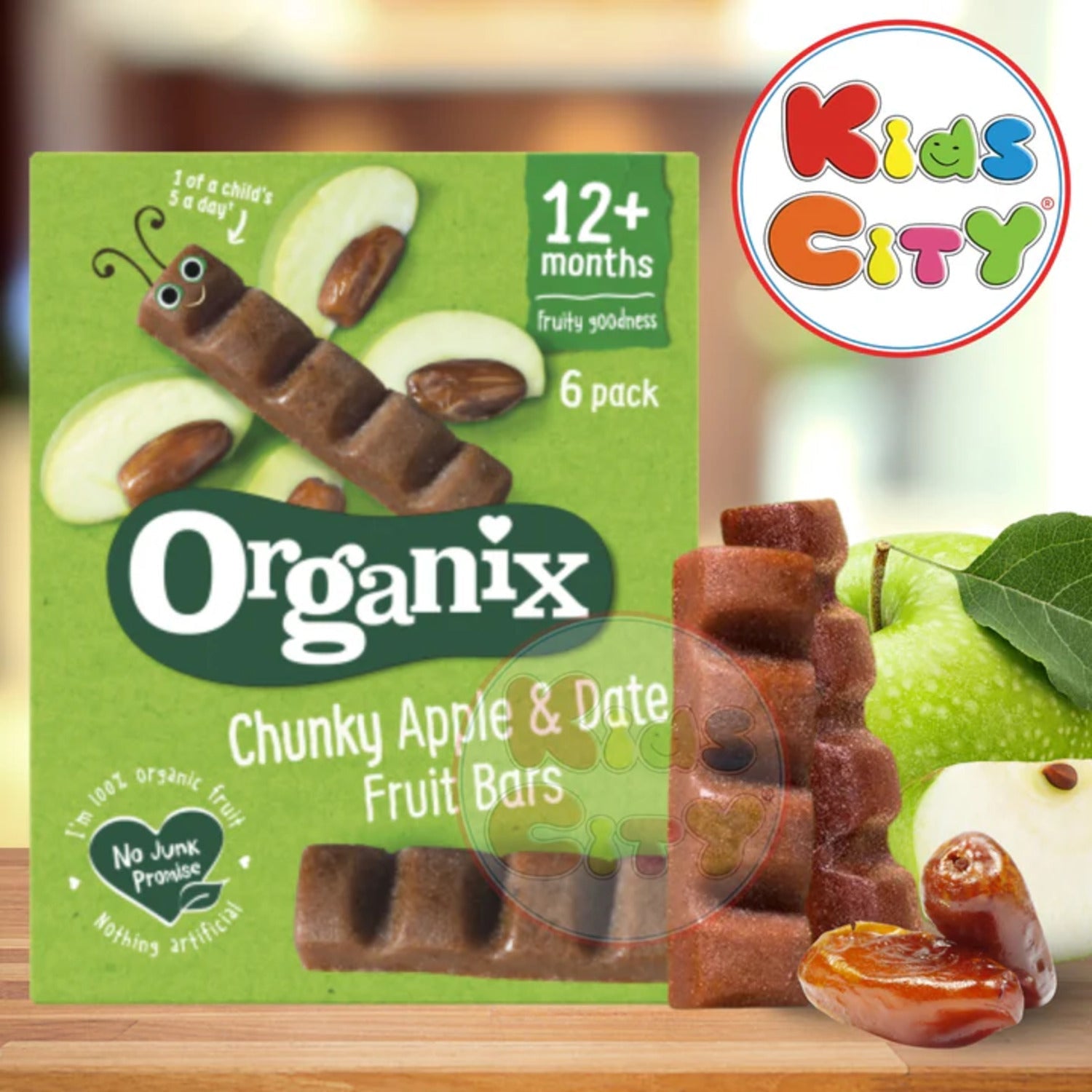 Organix Chunky Apple & Date Fruits Bars