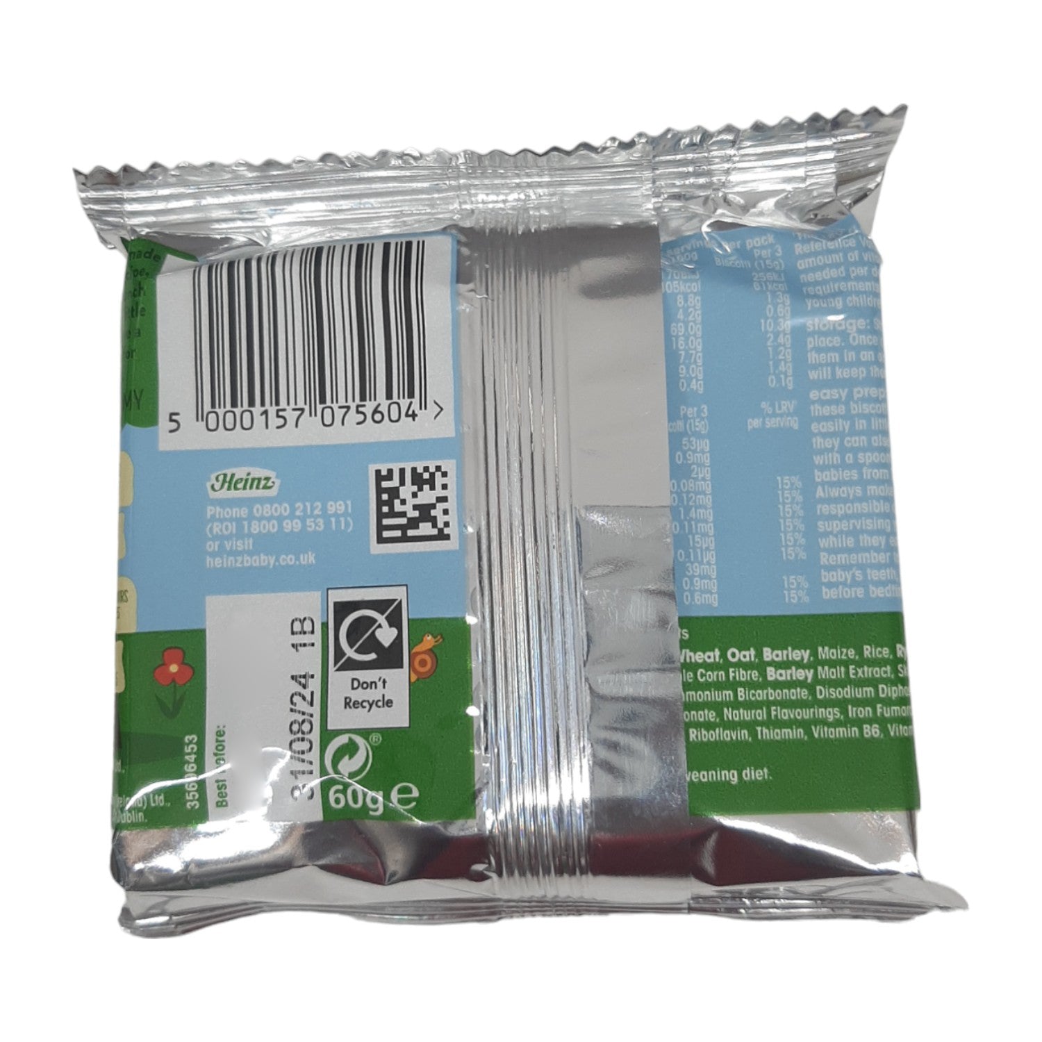 Heinz Biscotti Snack, Original - 60g