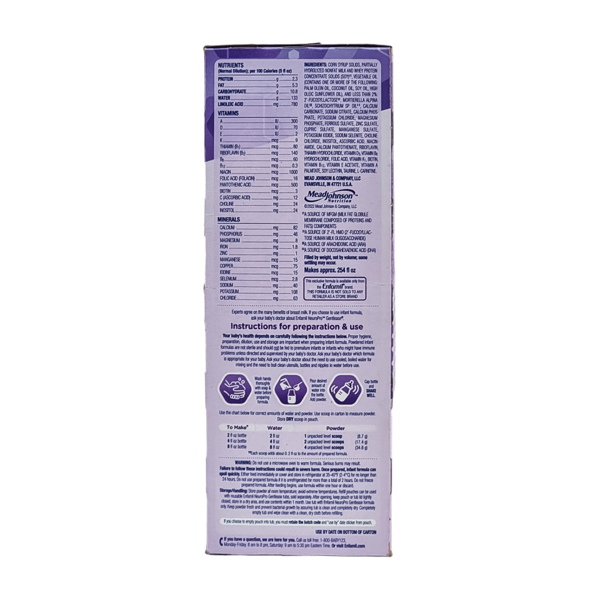 Enfamil Neuro Pro Gentlease Infant Formula (0-12m) - 998g