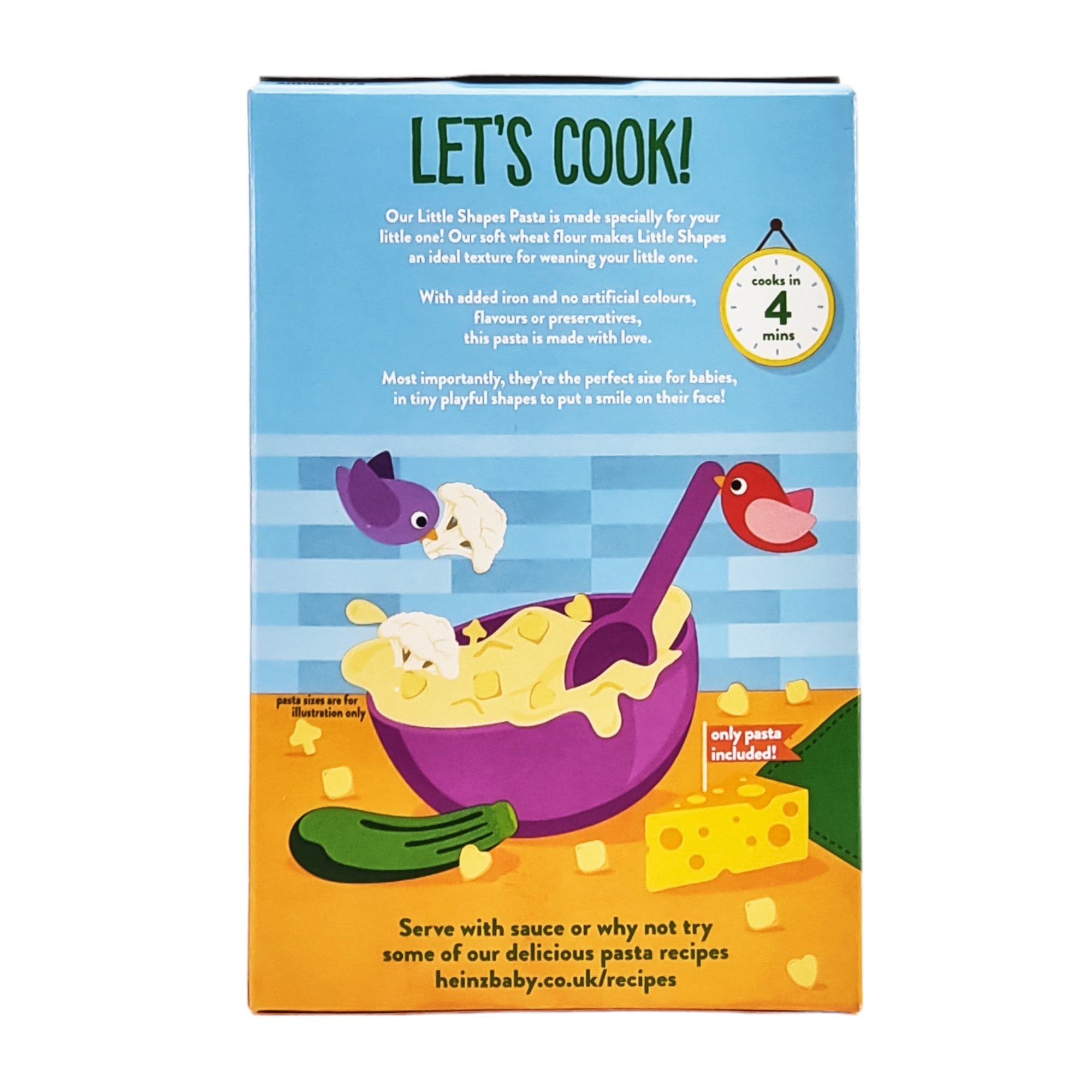 Heinz Lets cook Little shapes pasta (6m+) - 340g