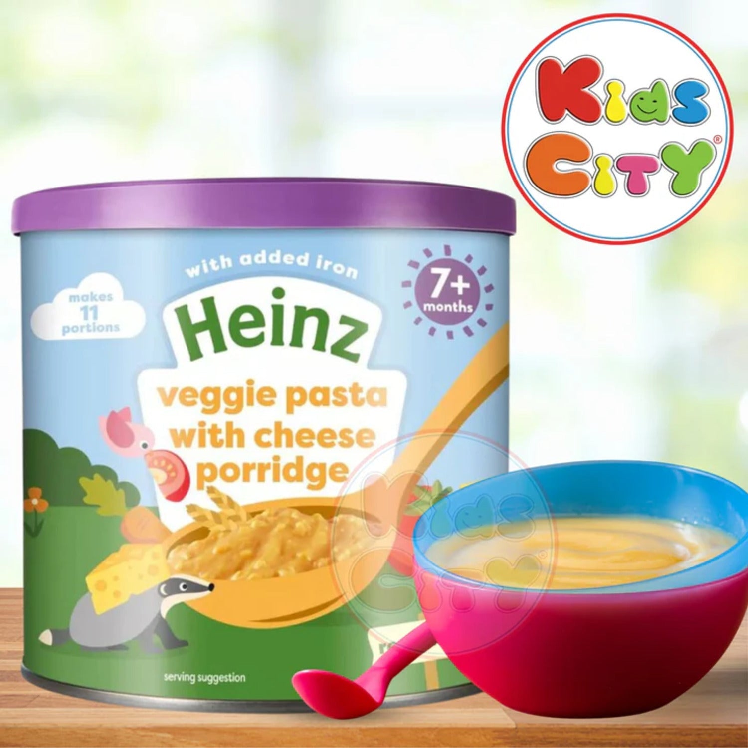 Heinz Baby Cereal, Veggie Pasta with Cheese Porridge 7m, 200g