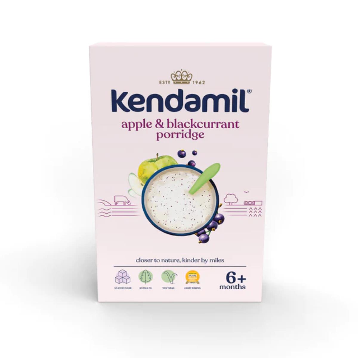 Kendamil Apple & Blackcurrant Porridge (6m+) - 150g