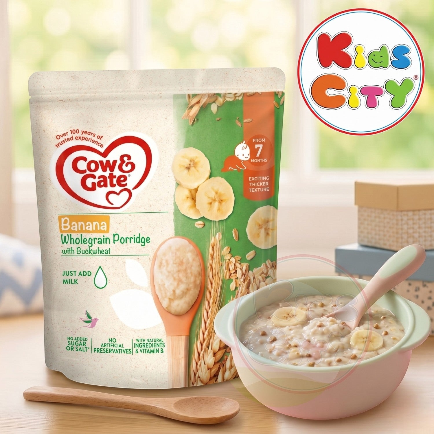 Cow & Gate Banana Porridge (4-6m+) 125g (Pack of 1)