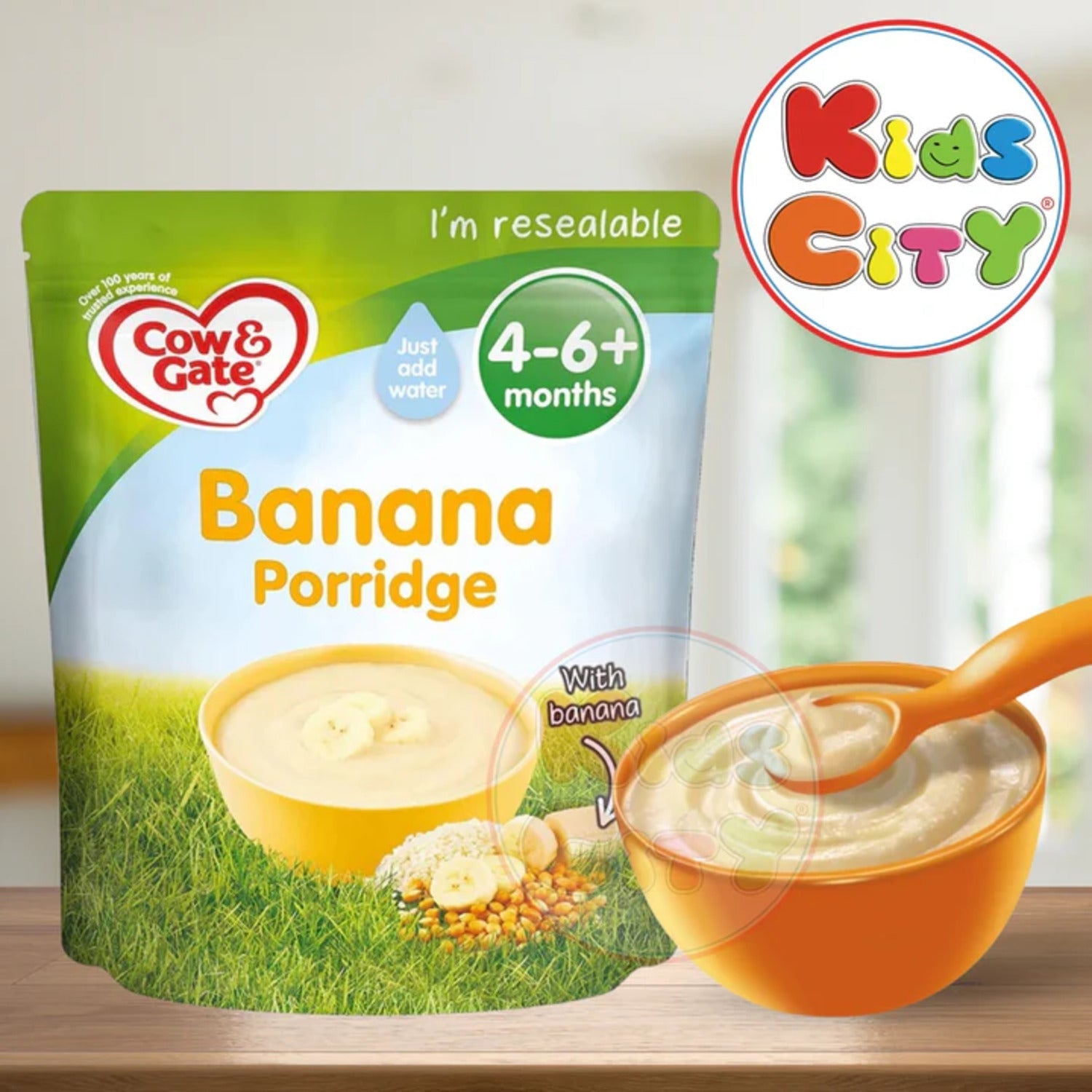Cow & Gate Banana Porridge (4-6m+) 125g (Pack of 1)