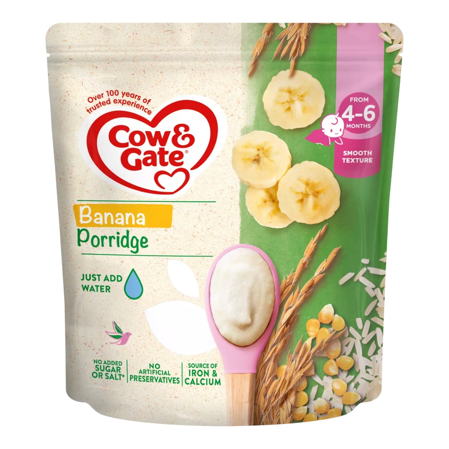 Cow & Gate Banana Porridge (4-6m+) 125g (Pack of 1)