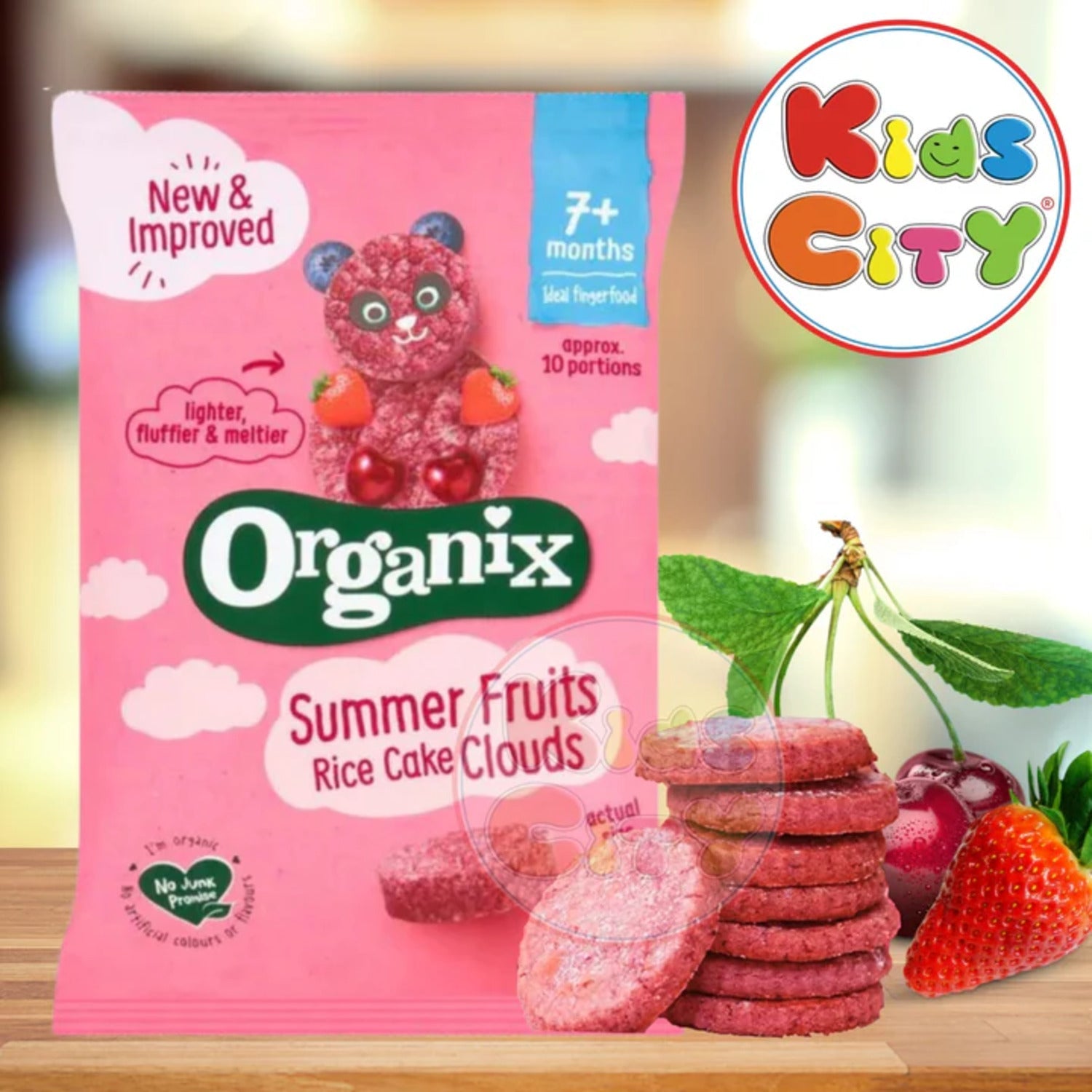 Organix Finger Foods 40g, Summerfuits Rice Cakes Clouds