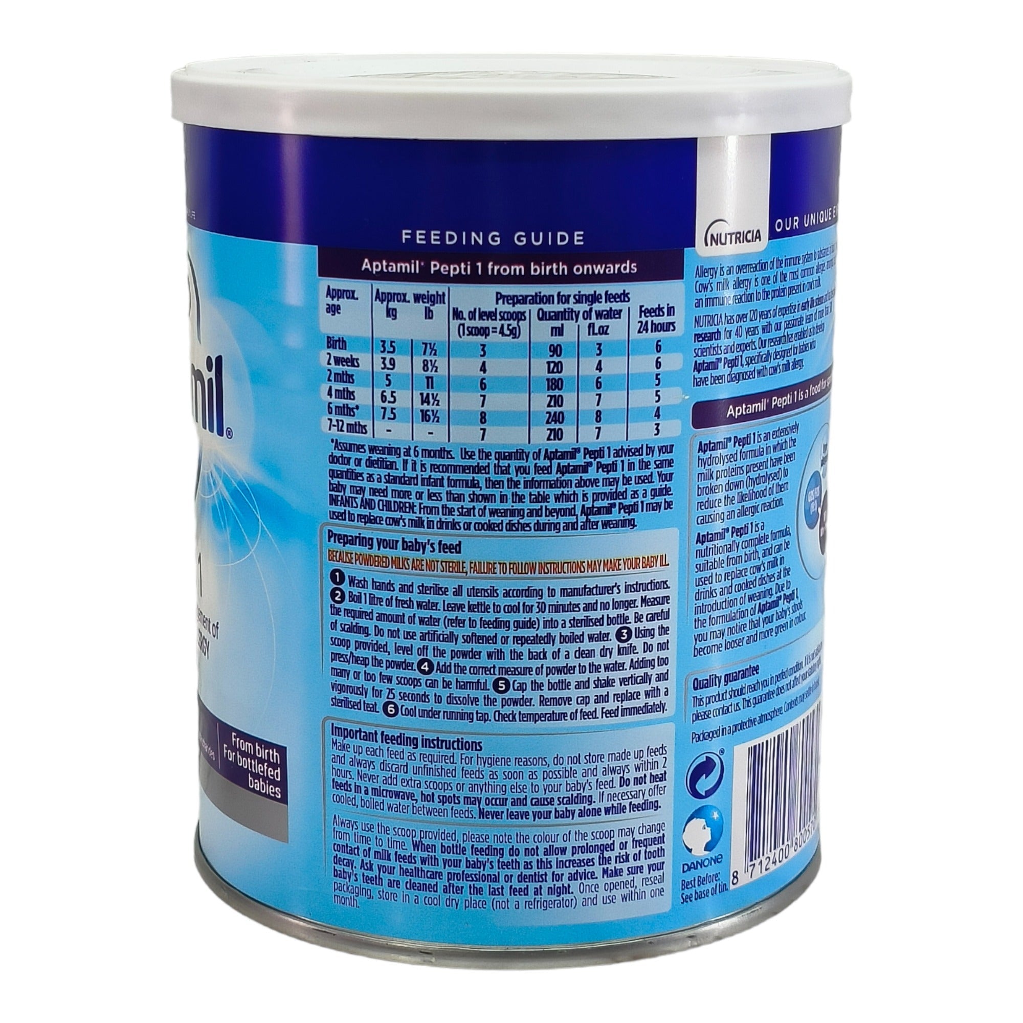 Aptamil Pepti 1 Milk Formula (0m+) - 400g