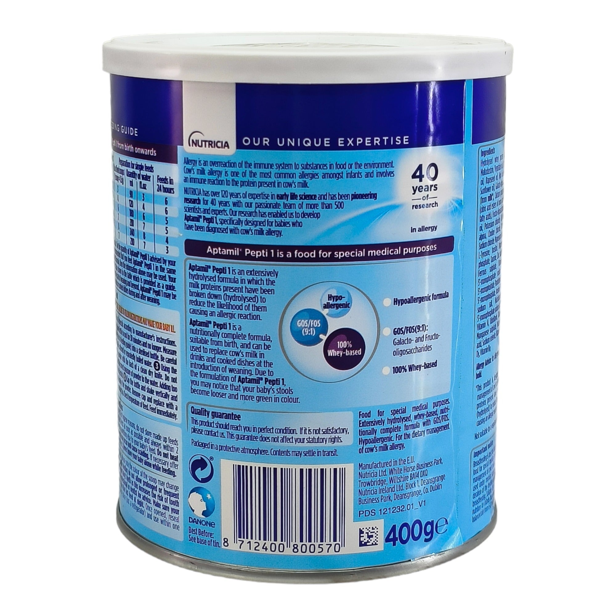 Aptamil Pepti 1 Milk Formula - 400g