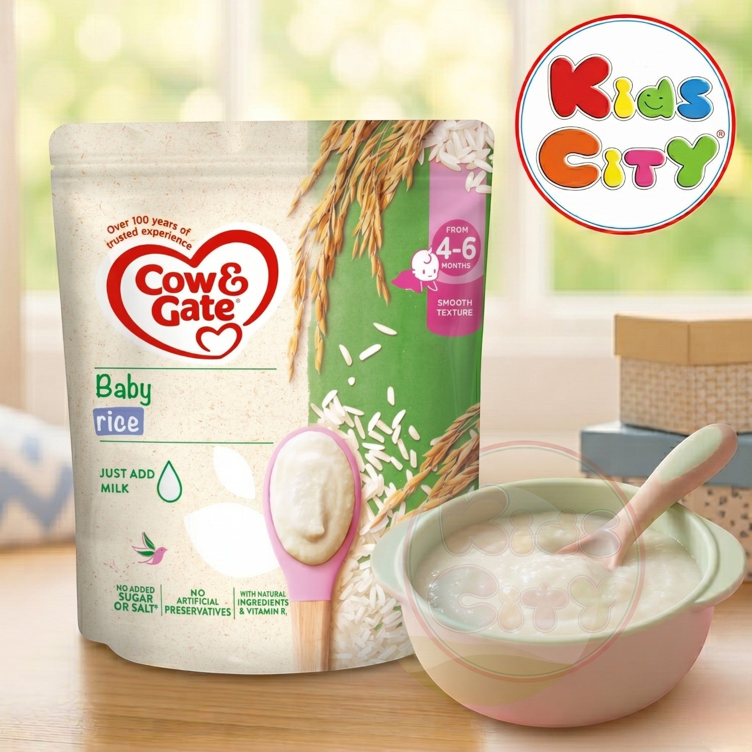 Cow & Gate Baby Rice (4-6m+) 100g (Pack of 1)