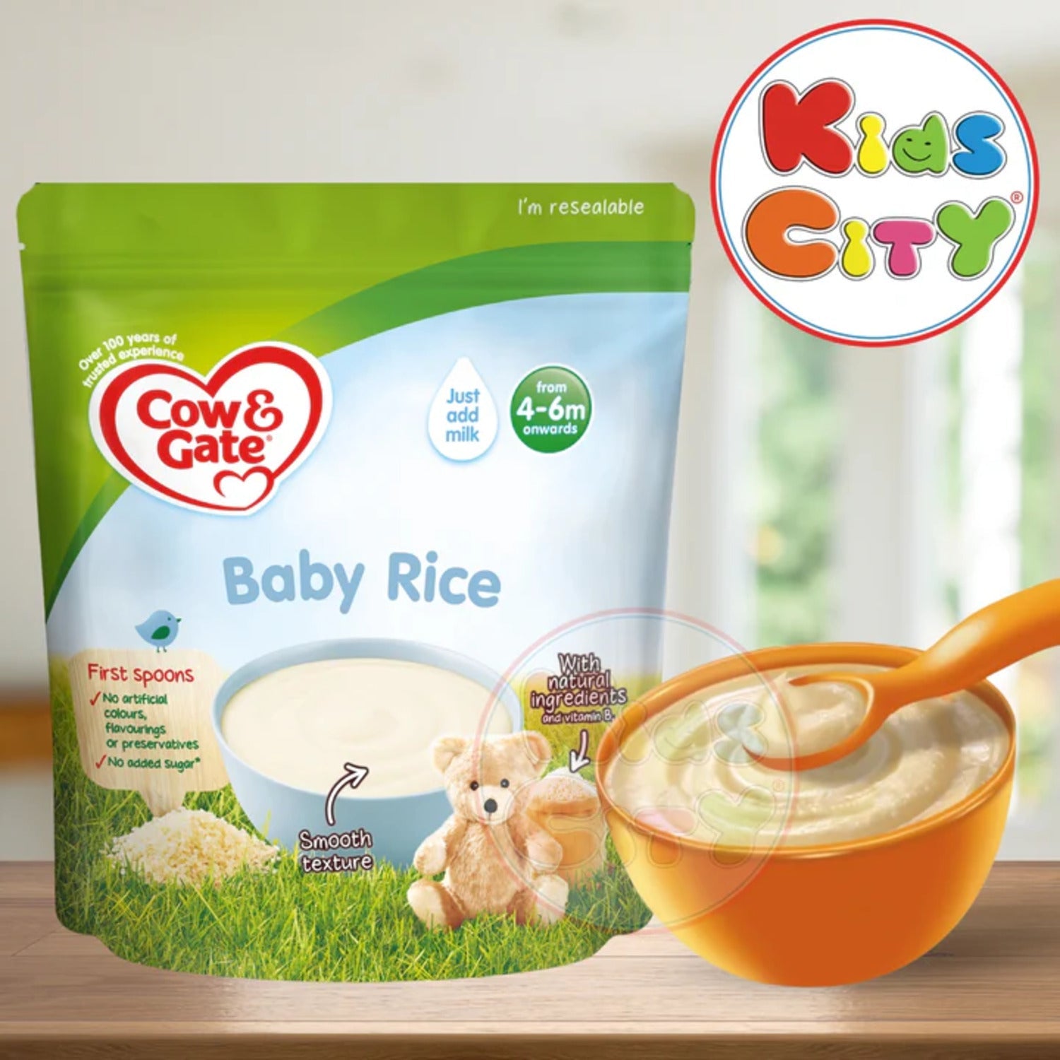 Cow & Gate Baby Rice (4-6m+) 100g (Pack of 1)