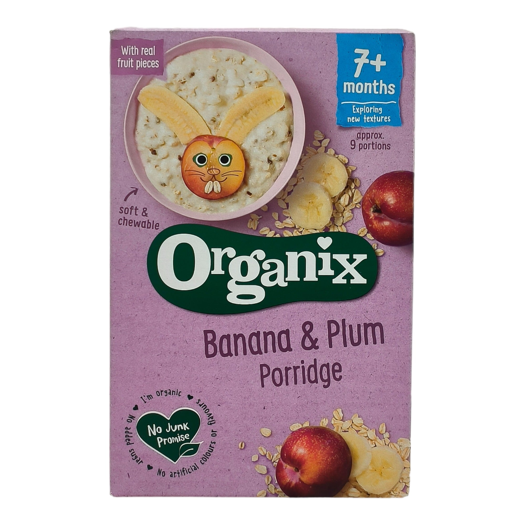 Organix Banana & Plum Porridge (7m+) - 200g