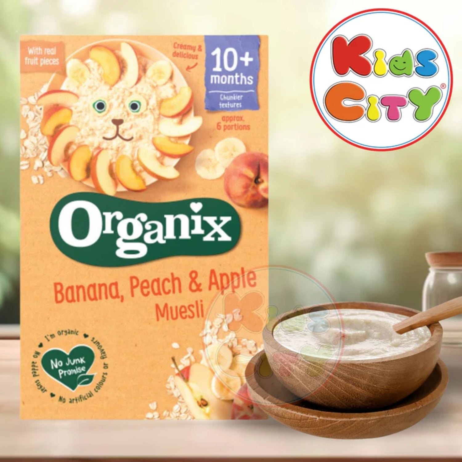 Organix Banana, Peach & Apple Muesli