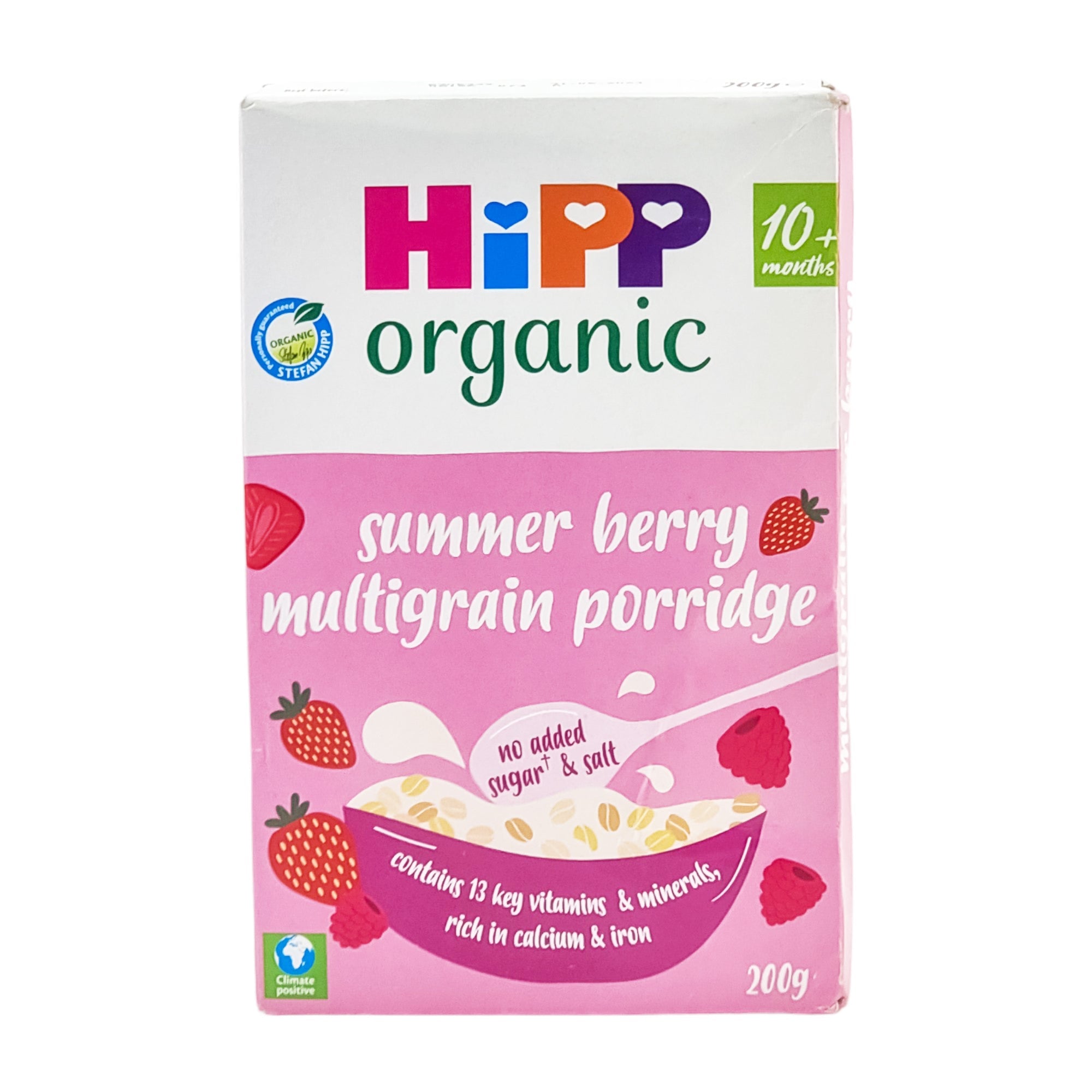 Hipp Organic Summer Berry Multigrain Porridge 10m+ - 200g
