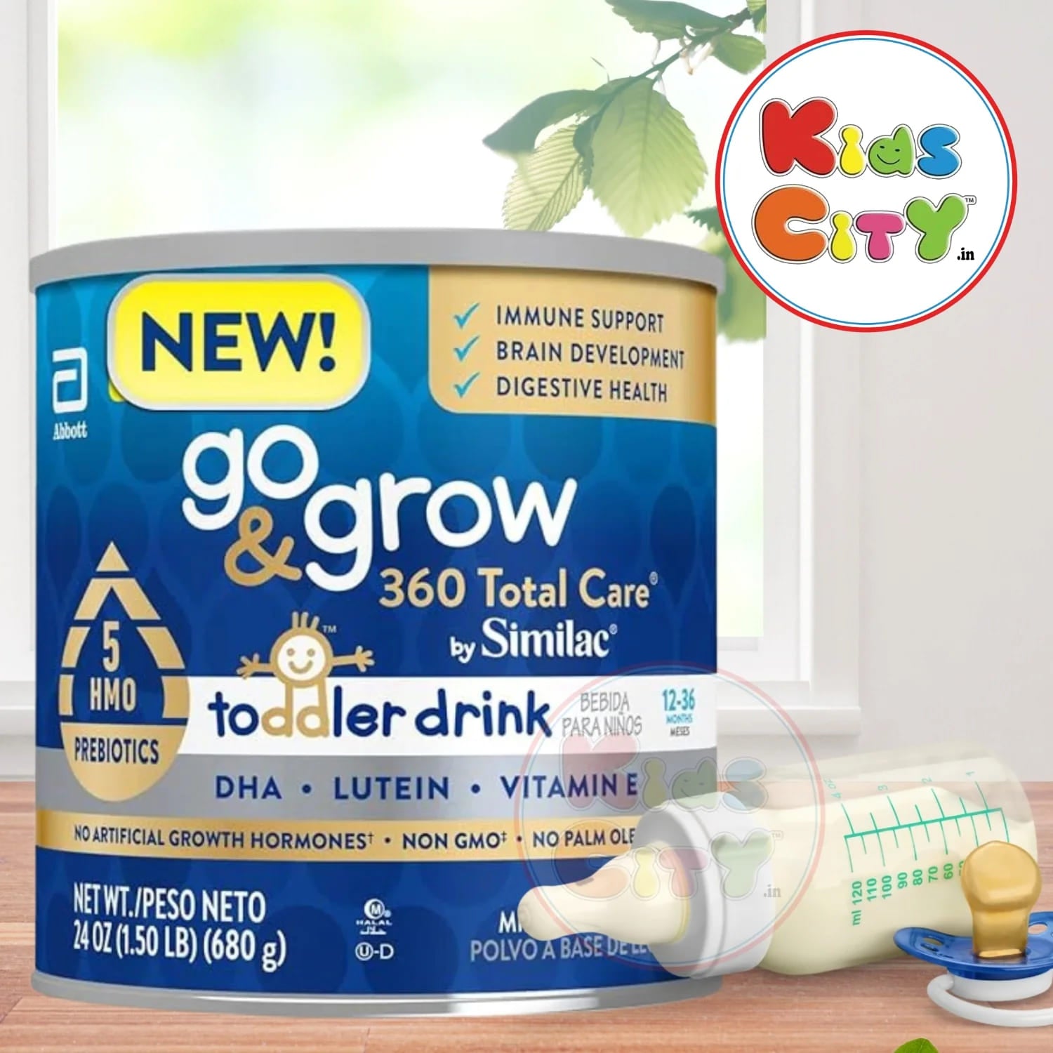 Similac Go, Grow 360 Total Care Todller Drink 12-36m, 680g 24oz
