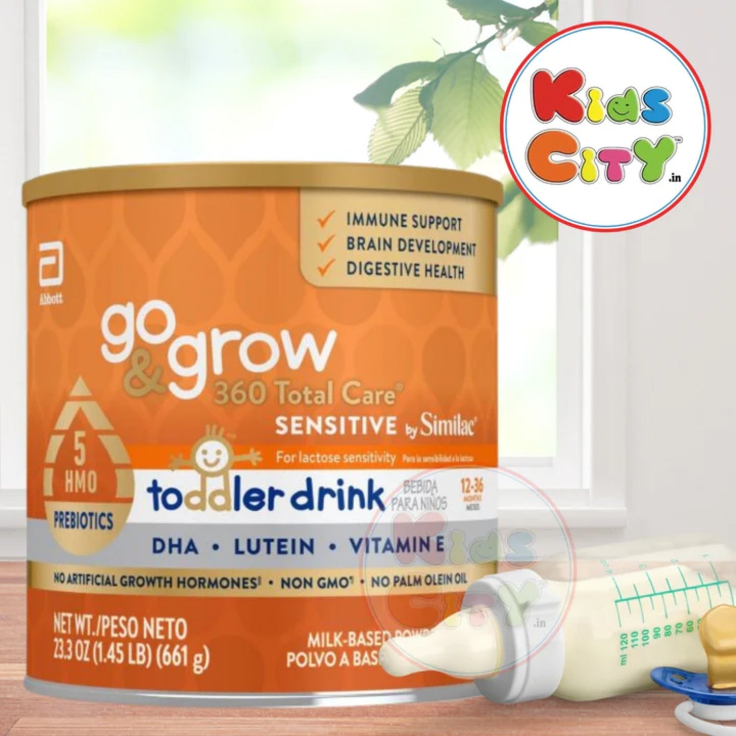 Similac Go, Grow 360 Total Care Sensitive Todller Drink 12-36m, 661g 23.30oz