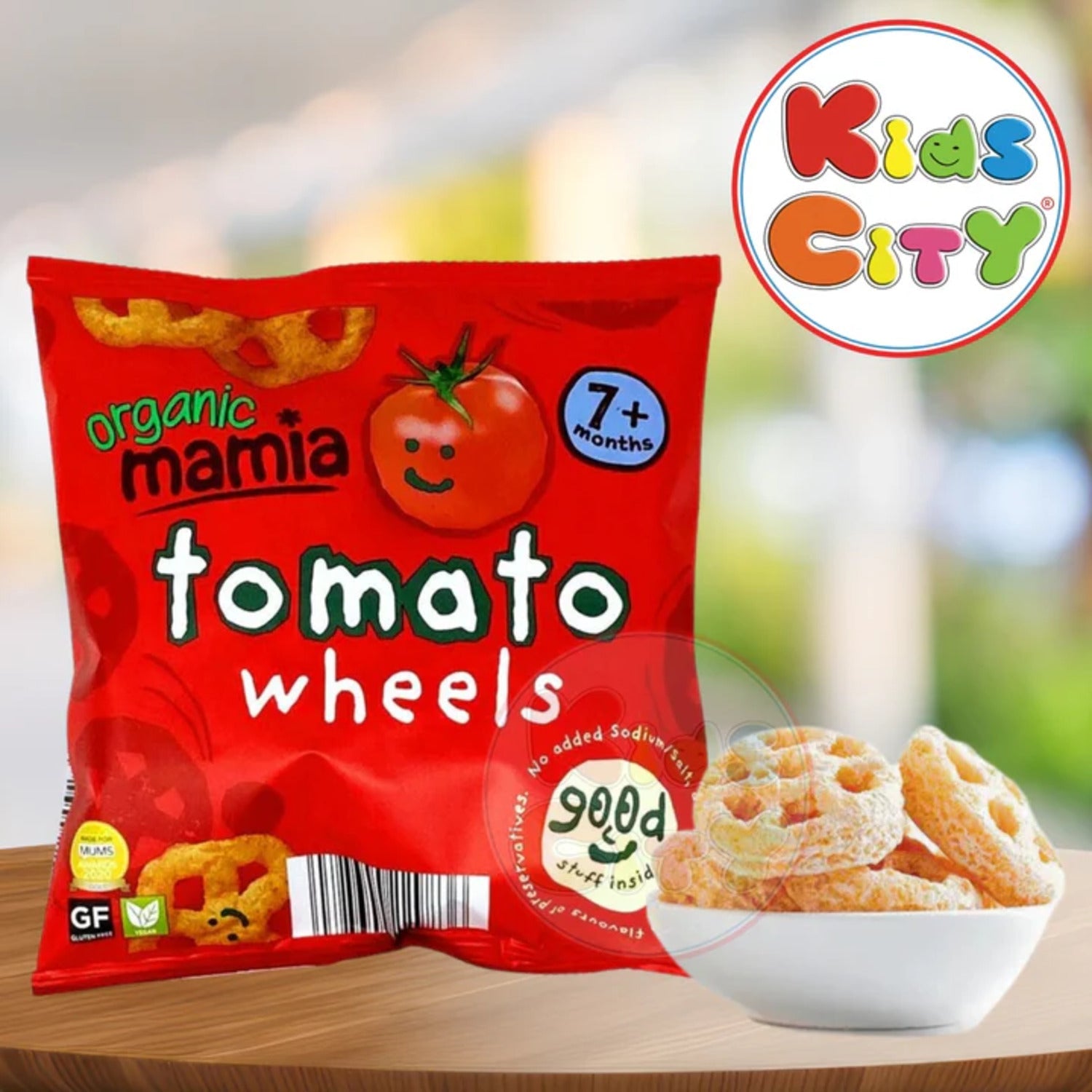 Organic Mamia Tomato Wheels 7m, 20g