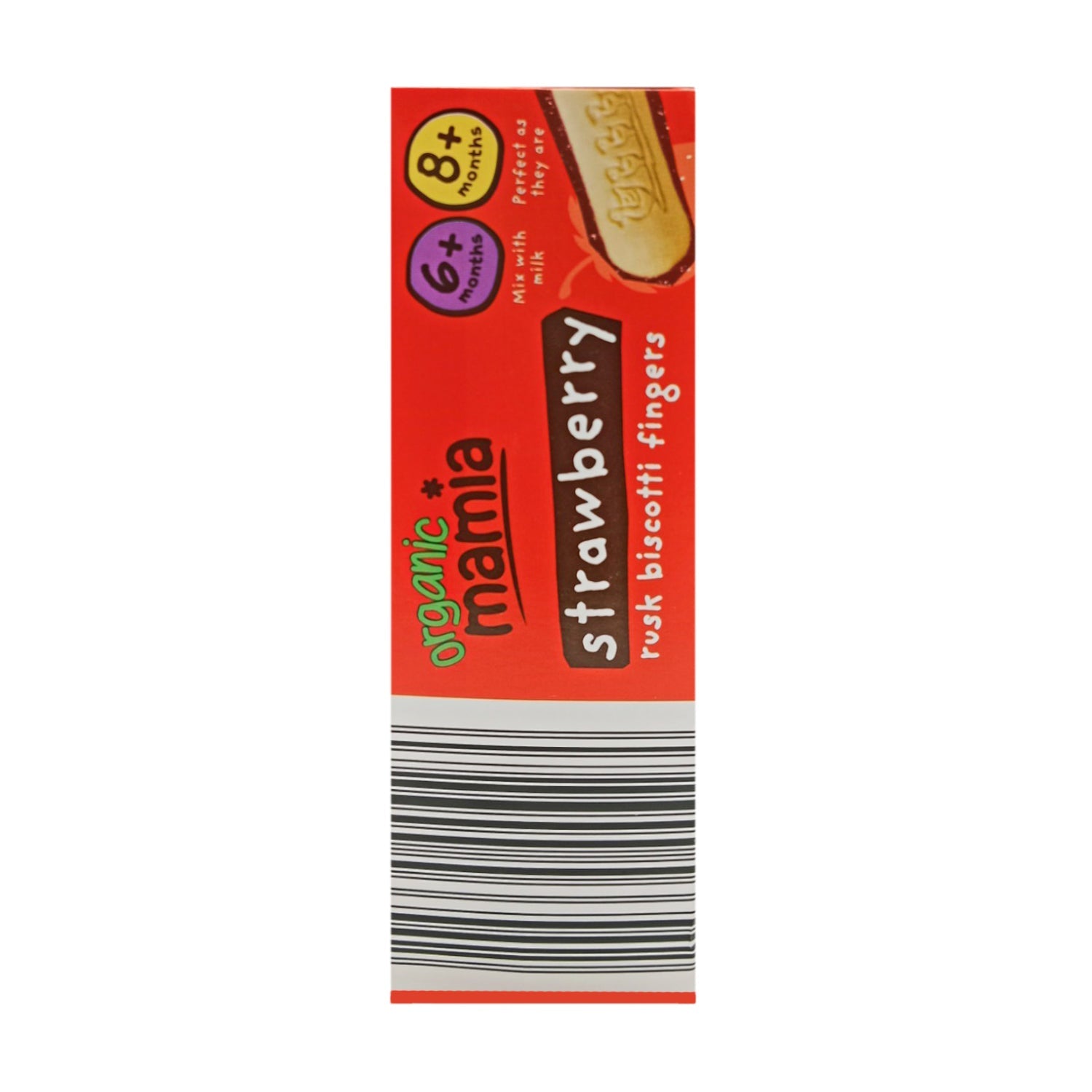 Organic Mamia Strawberry Rusk Biscotti Fingers (6-8m+) - 100g