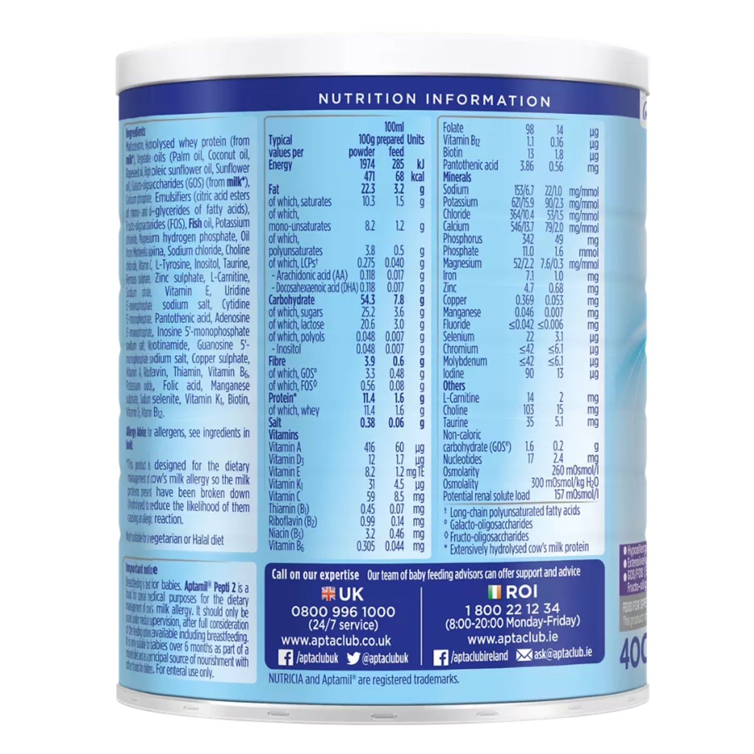 Aptamil Pepti 2 Milk Formula (6m+) - 400g
