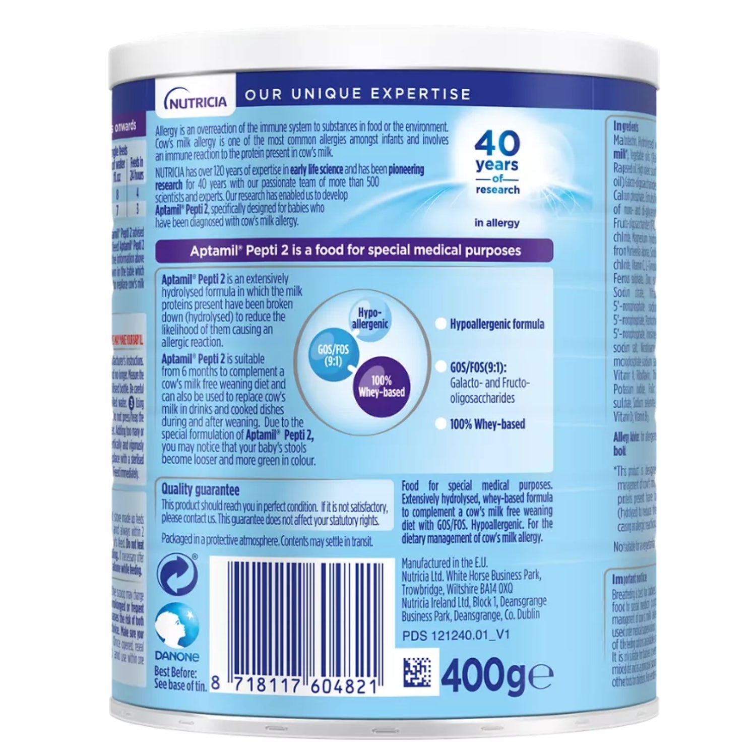 Aptamil Pepti 2 Milk Formula (6m+) - 400g
