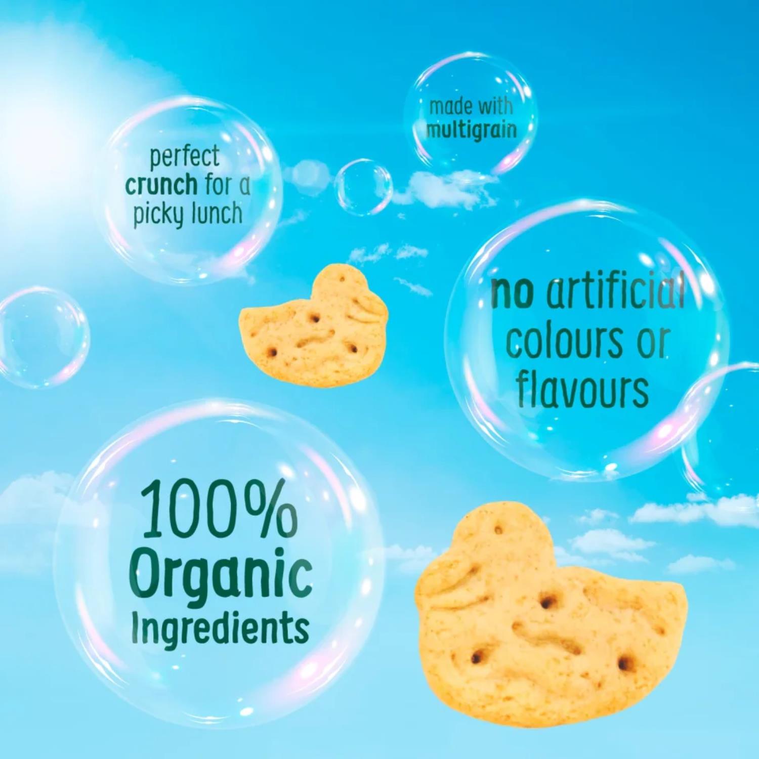 Organix Mini Crackers Multigrain Quackers (12m+) - 80g