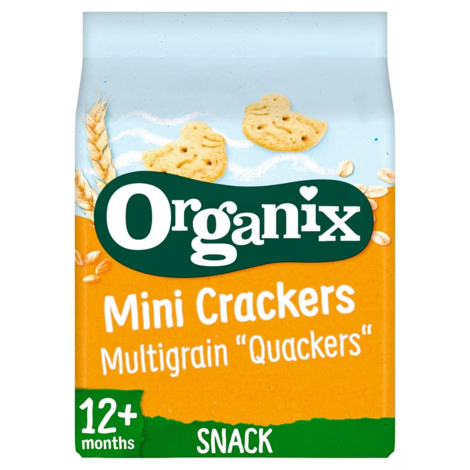 Organix Mini Crackers Multigrain Quackers (12m+) - 80g
