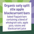 Organix Kids Oaty Split Stix Apple Black Currant - 115g