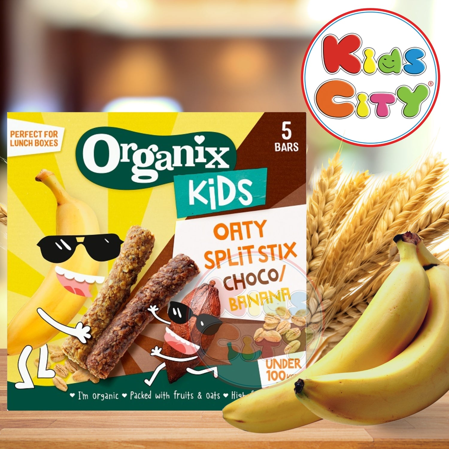 Organix Kids Oaty Split Stix Choco Banana - 115g