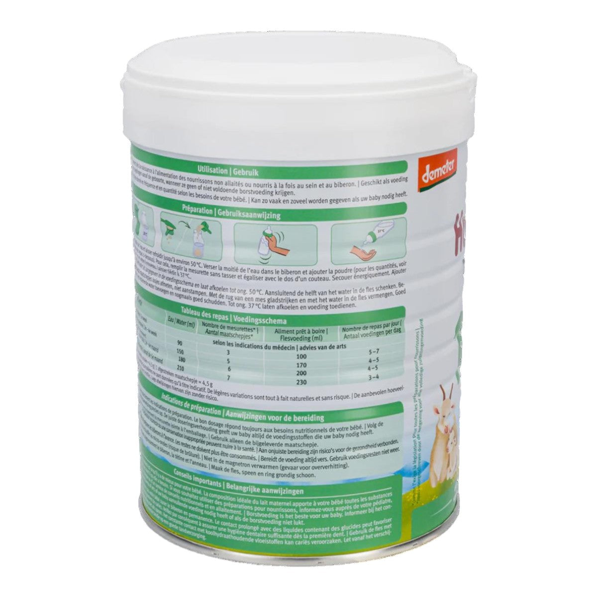 Holle Bio Goat Milk Formula, Stage 1 - 800g