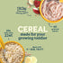 Gerber Mealtime for Toddler, Oatmeal & Barley, Bananas & Cream, Toddler - 128g