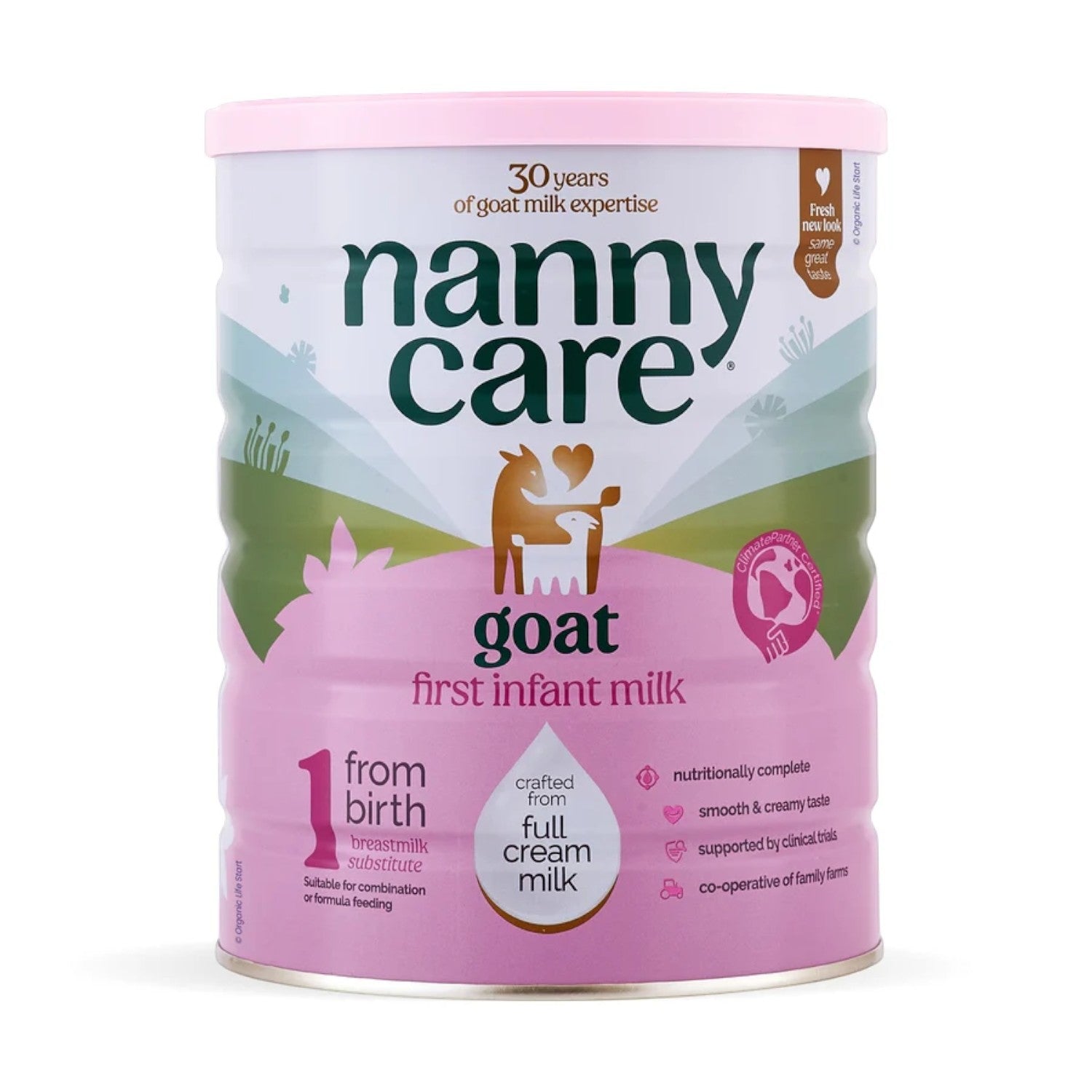 Nannycare 1, Goat Milk Based First Infant Milk (0m+) 800g