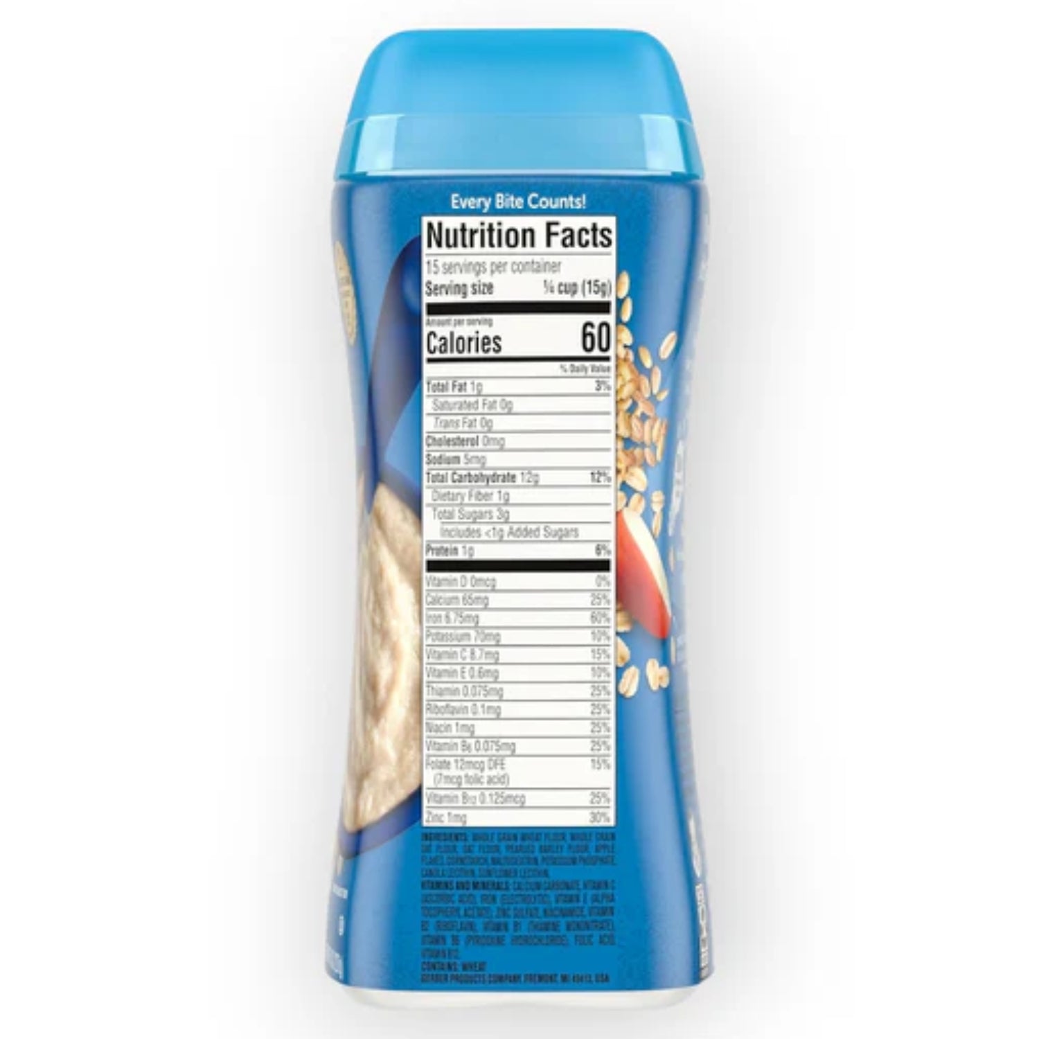 Gerber Cereal for Baby, Multigrain Apple for Sitter (8oz) - 227g