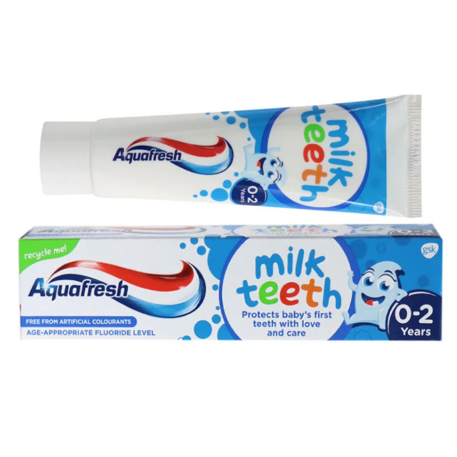 Aquafresh Milk Teeth Toothpaste (0-2y) - 50ml