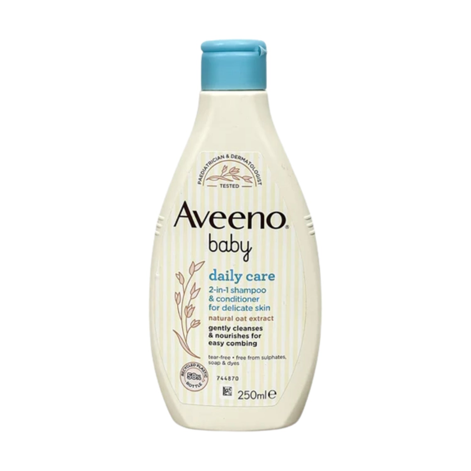 Aveeno Baby Daily Care 2-in-1 Shampoo & Conditioner For Delicate Skin - 250ml