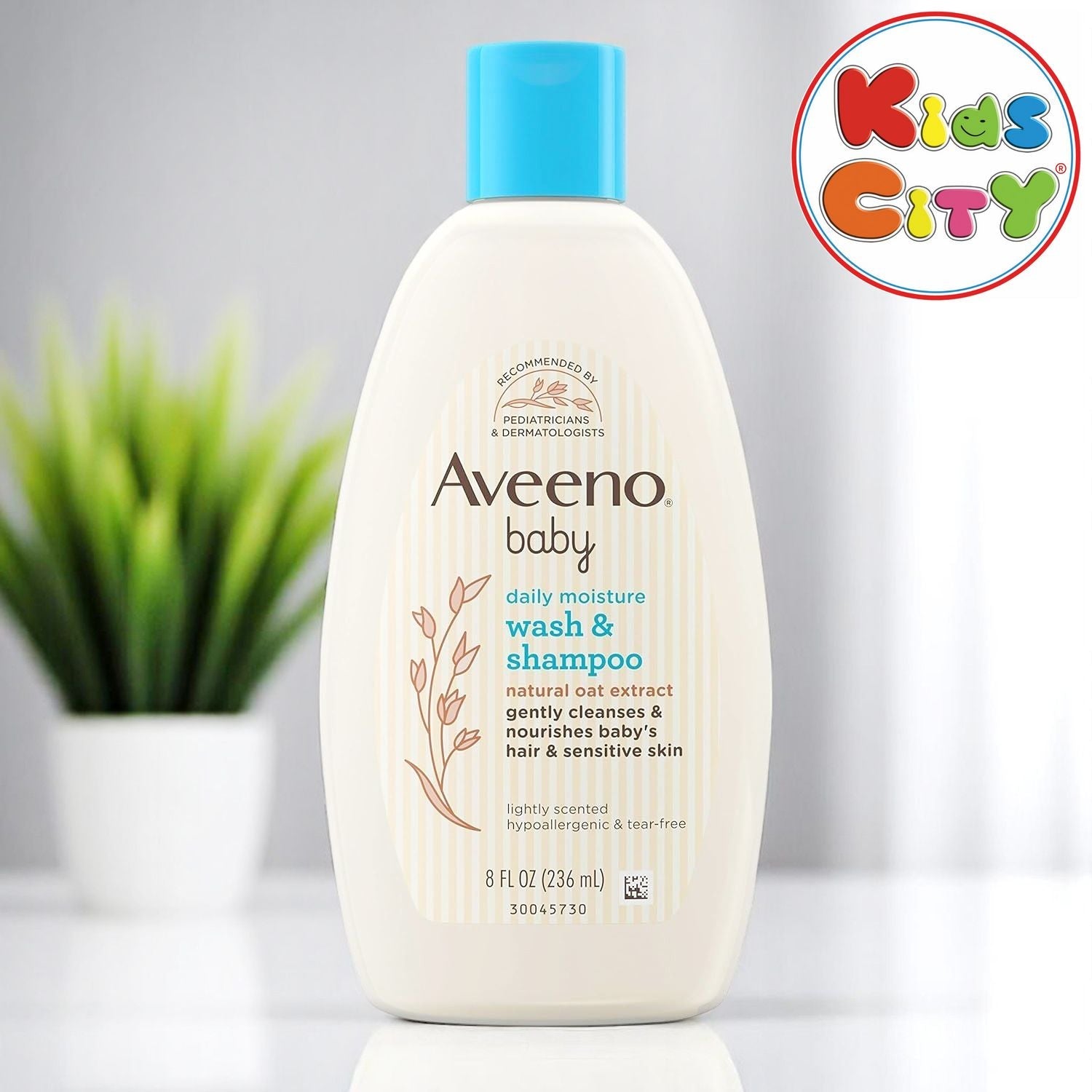 Aveeno Baby Daily Moisture Wash & Shampoo, 236ml