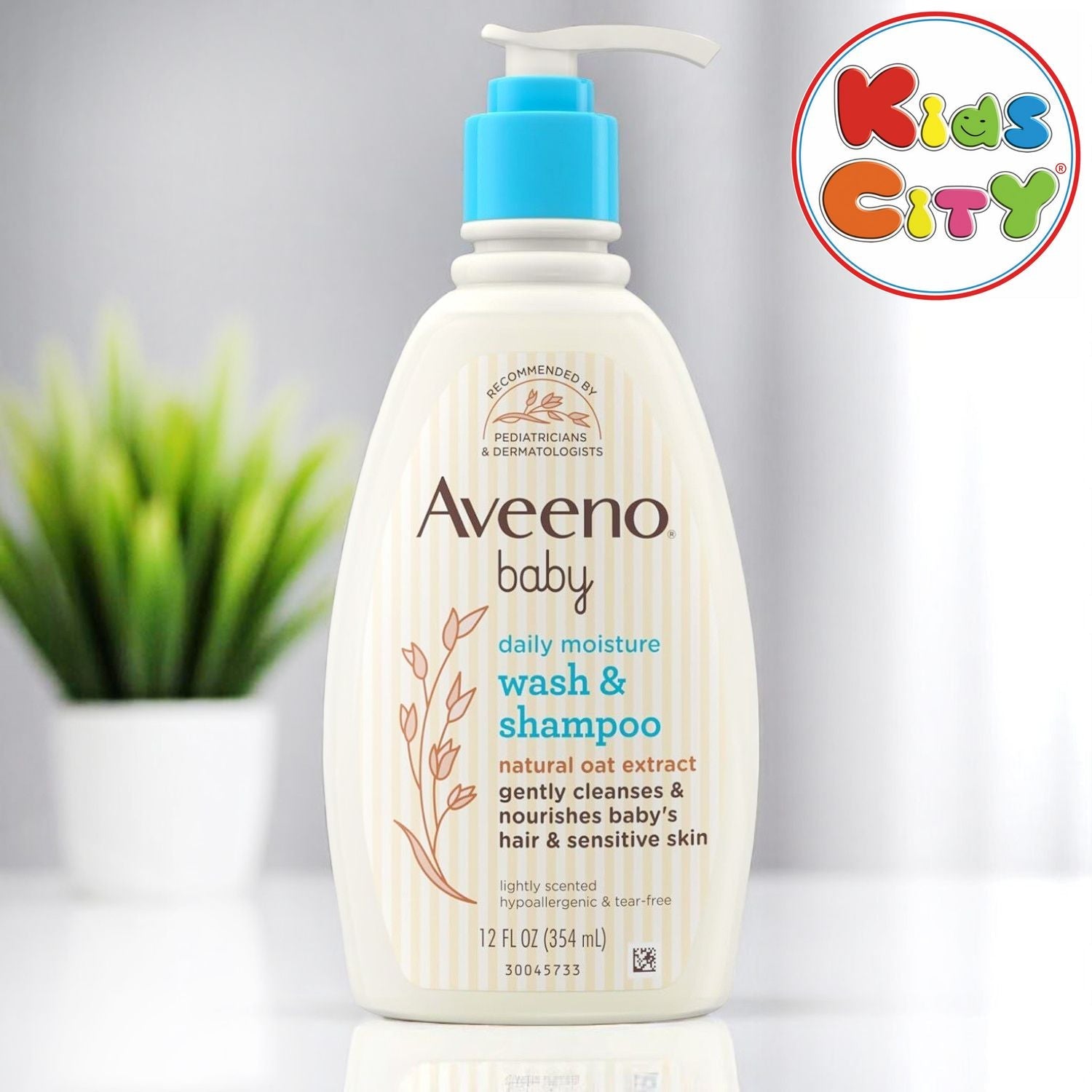 Aveeno Baby Daily Moisture Wash & Shampoo, 354ml